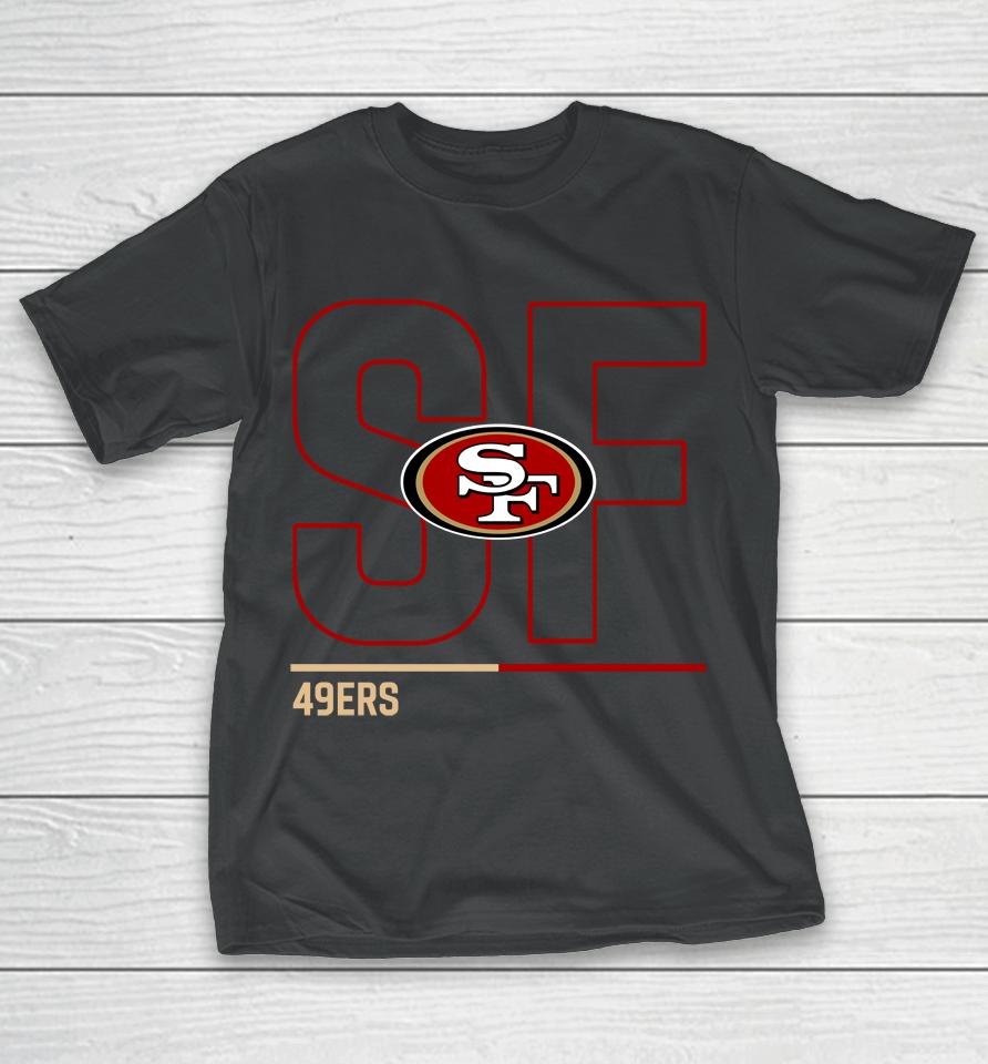 San Francisco 49Ers Black City Code Club Fleece T-Shirt