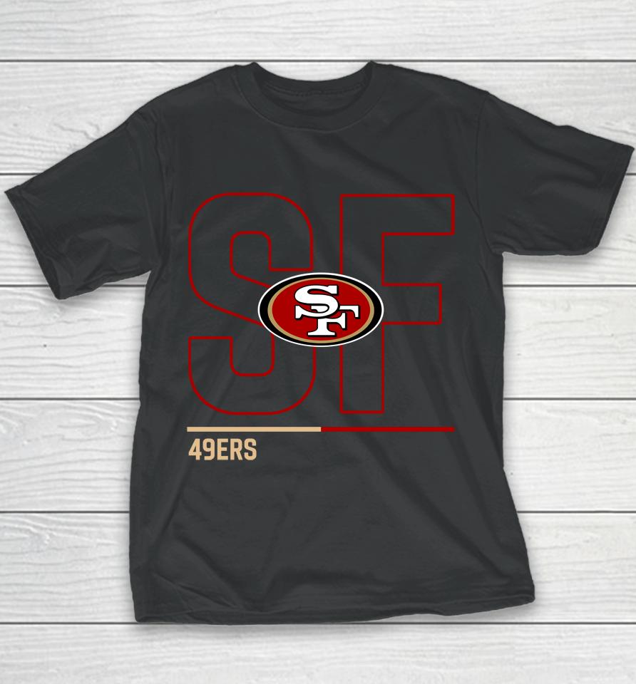 San Francisco 49Ers Black City Code Club Fleece Youth T-Shirt