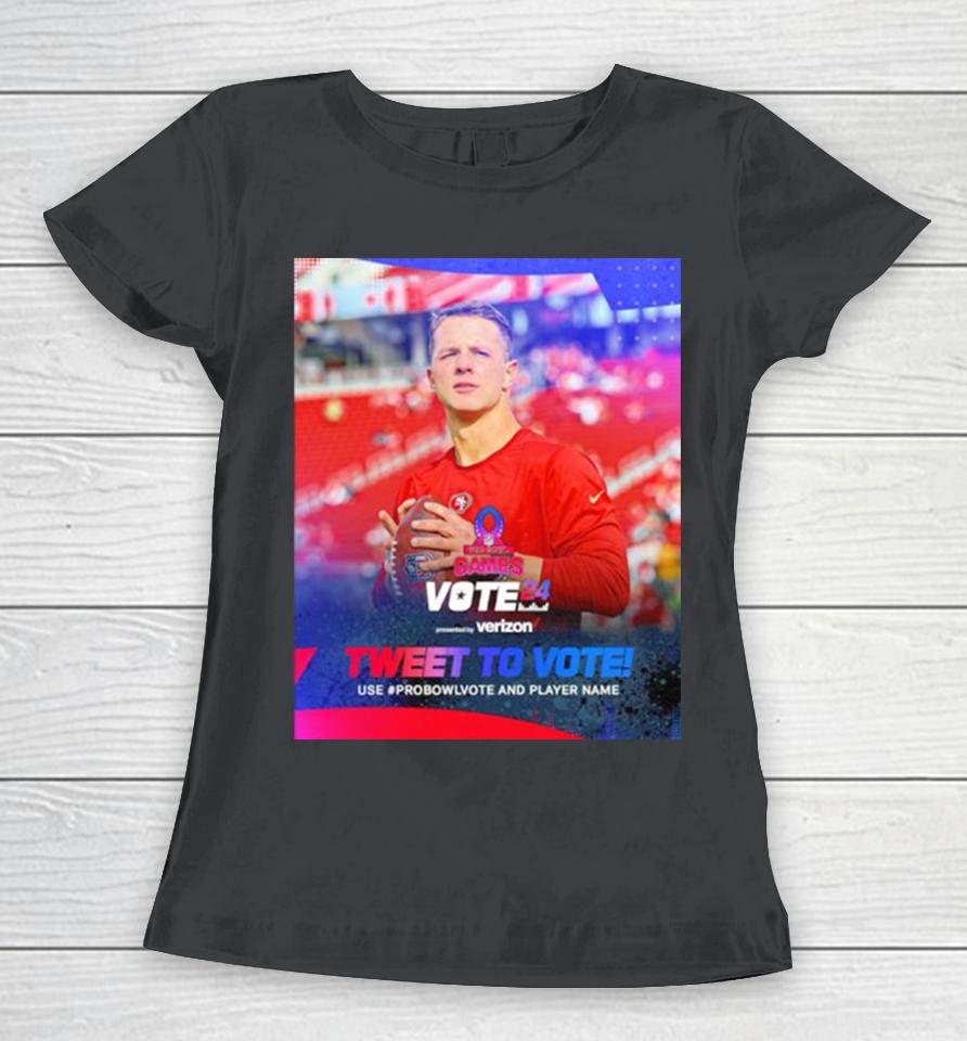 San Francisco 49Ers Brock Purdy Pro Bowl Games Poster Women T-Shirt
