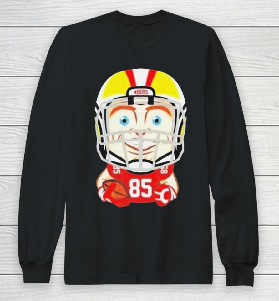 San Francisco 49Ers Football George Kittle No 85 Chibi Long Sleeve T-Shirt