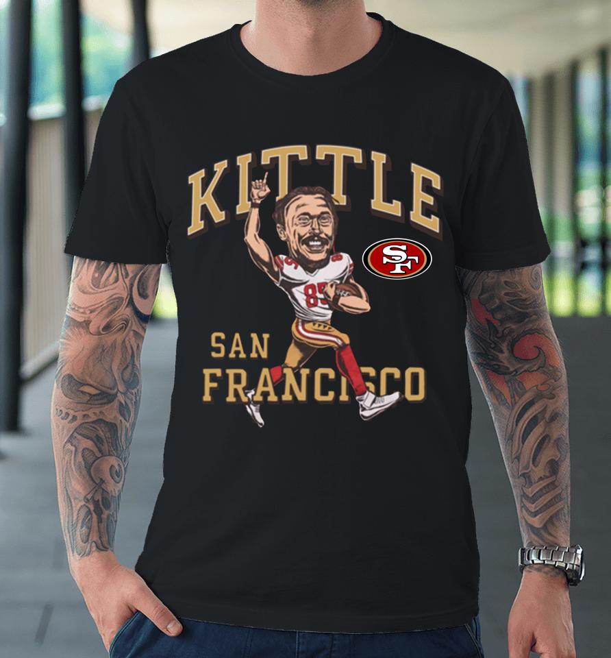 San Francisco 49Ers George Kittle Homage Red Premium T-Shirt