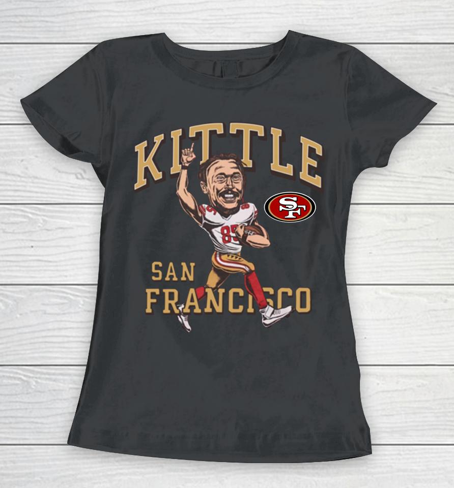 San Francisco 49Ers George Kittle Homage Red Women T-Shirt