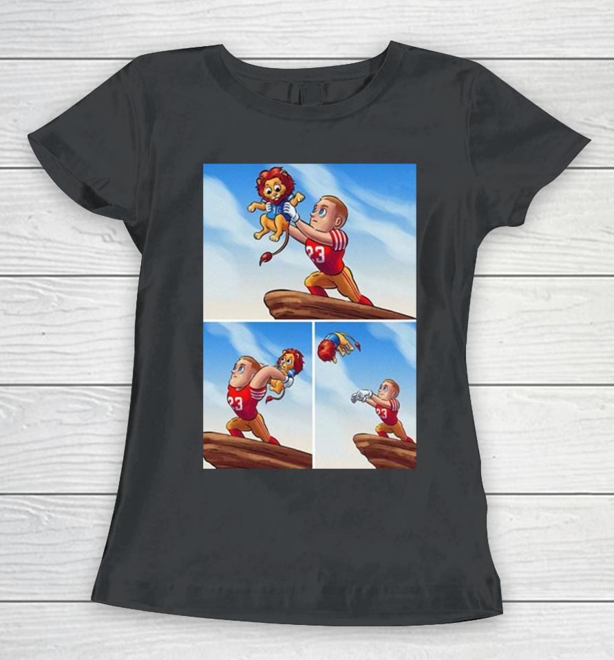 San Francisco 49Ers Knock Out Detroit Lions And Advance To The Super Bowl Lviii Women T-Shirt