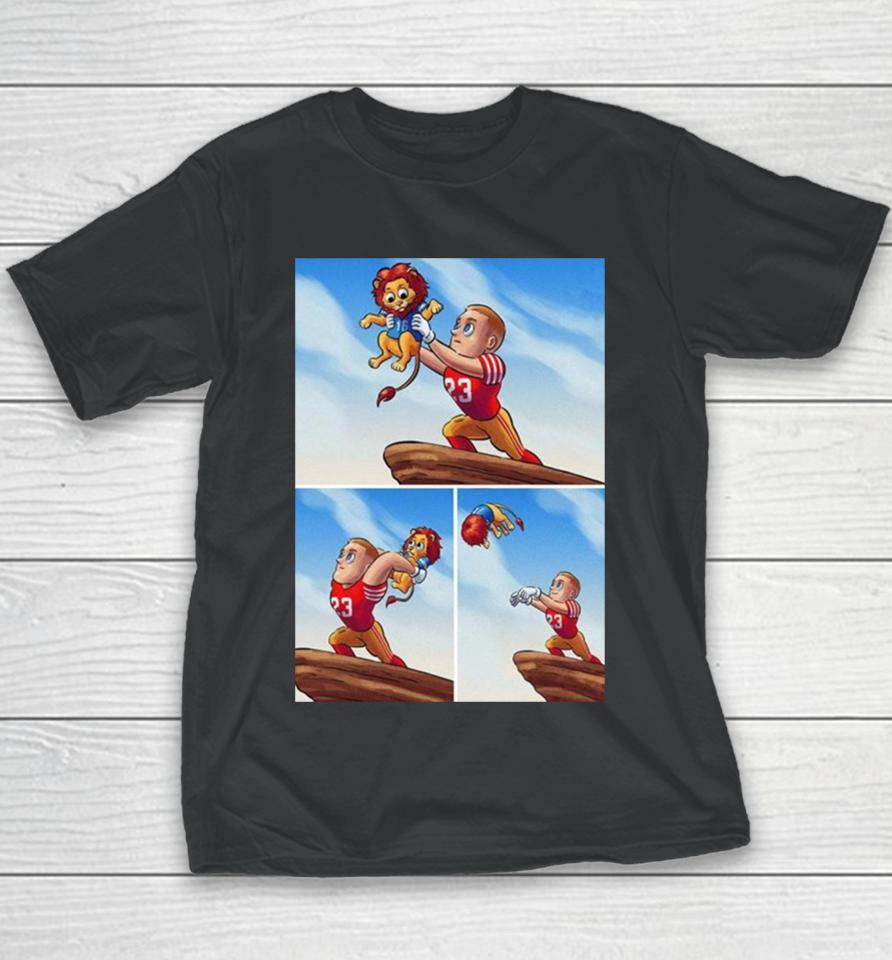 San Francisco 49Ers Knock Out Detroit Lions And Advance To The Super Bowl Lviii Youth T-Shirt