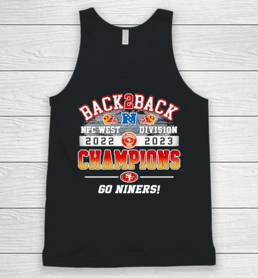 San Francisco 49Ers Nfc West Division 2022 – 2023 Champions Go Niners Unisex Tank Top