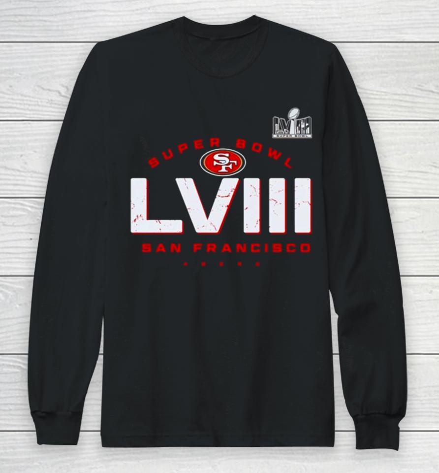 San Francisco 49Ers Super Bowl Lviii Long Sleeve T-Shirt