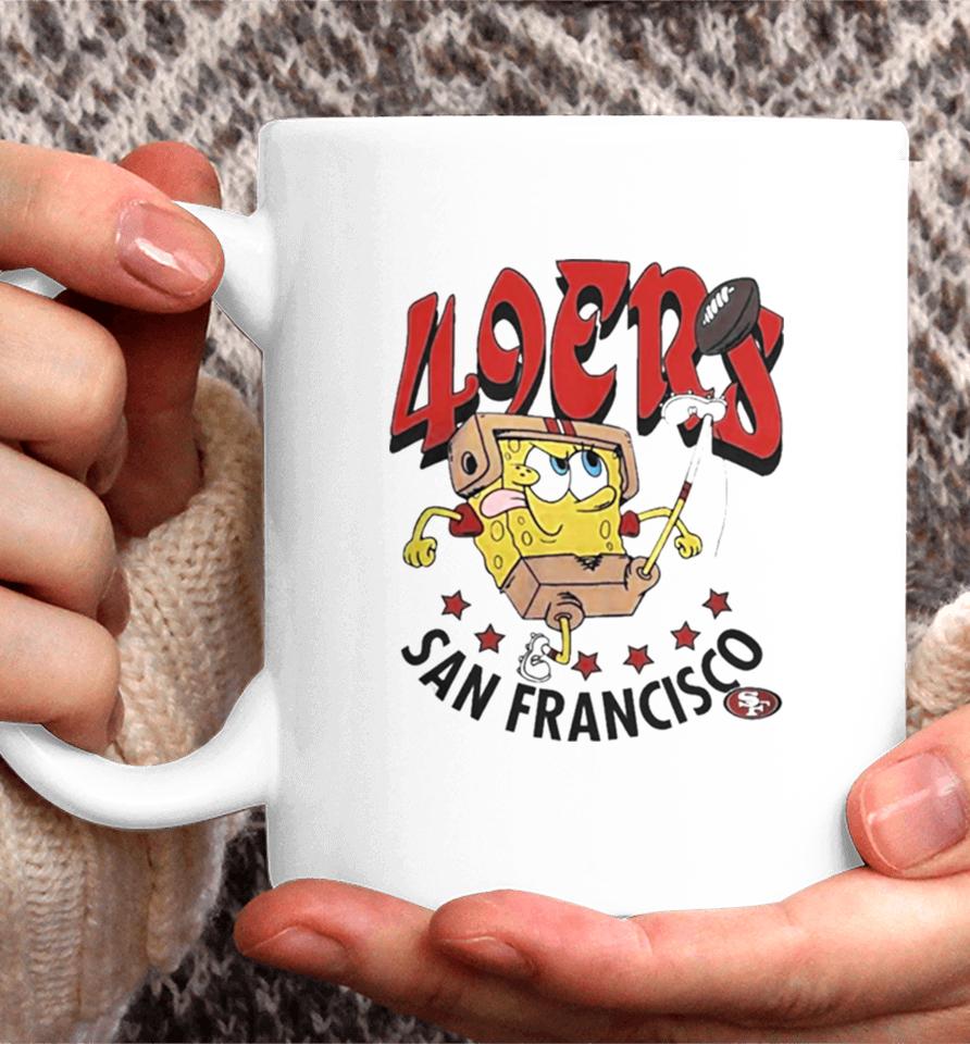 San Francisco 49Ers X Homage Super Bowl Lviii X Spongebob Squarepants Coffee Mug
