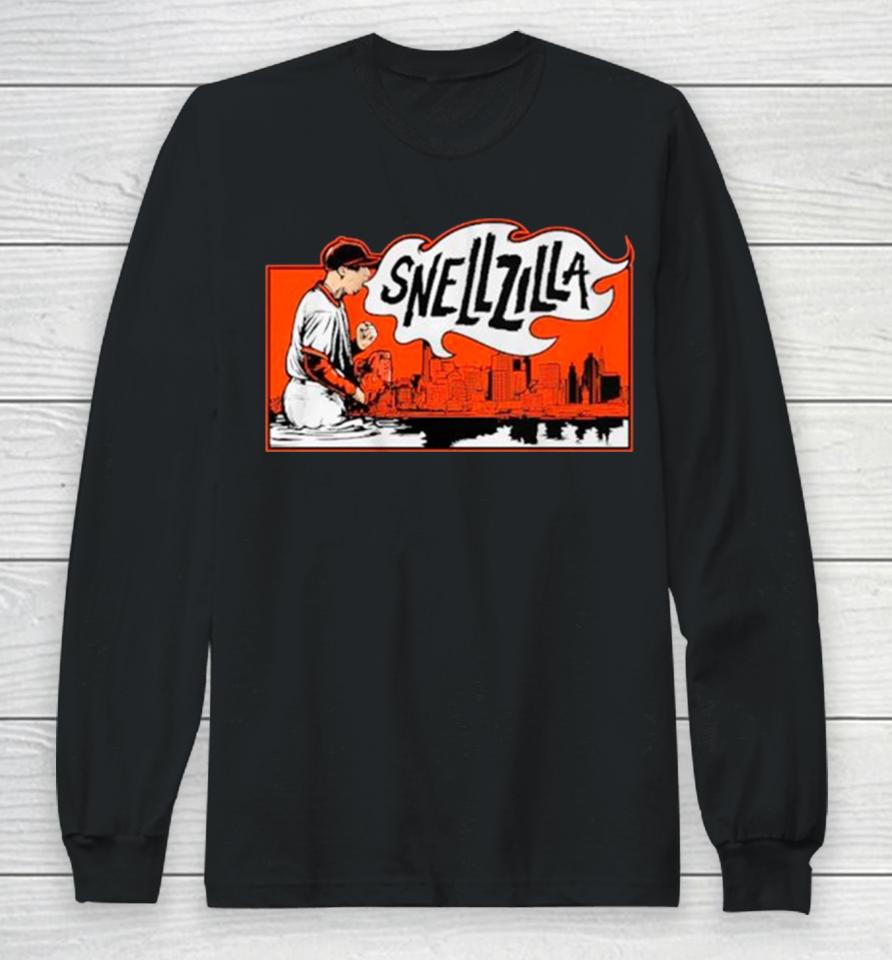 San Francisco Giants Blake Snell Snellzilla Long Sleeve T-Shirt