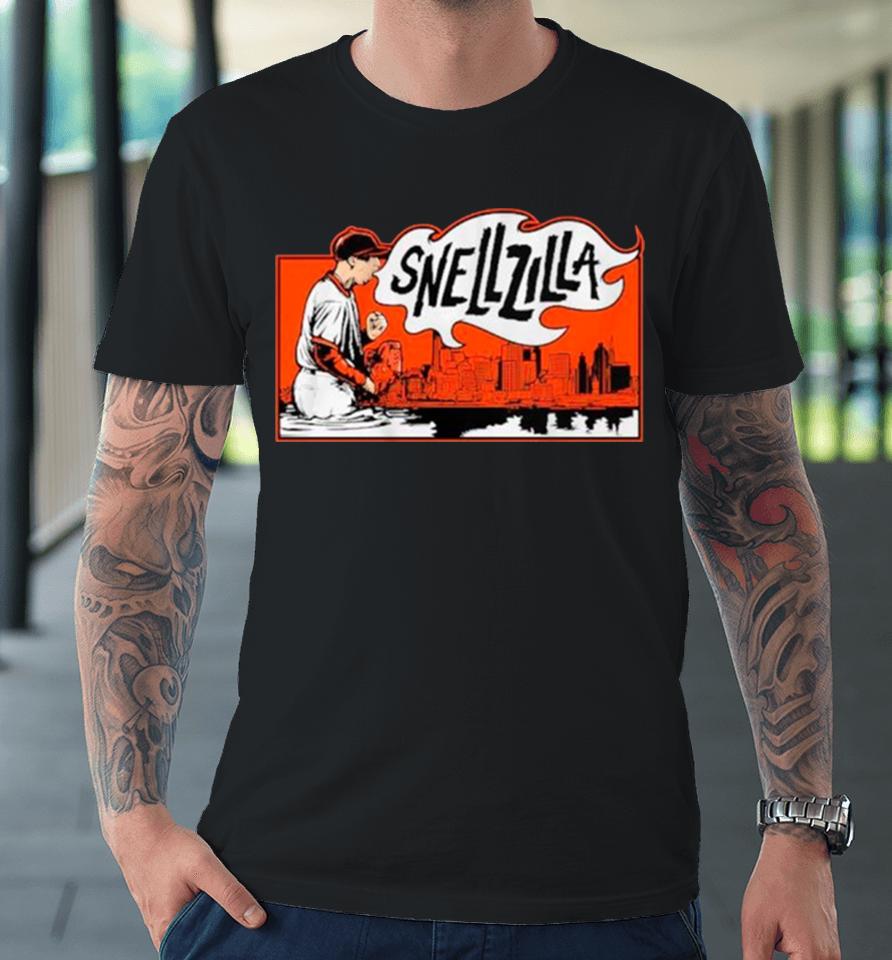 San Francisco Giants Blake Snell Snellzilla Premium T-Shirt