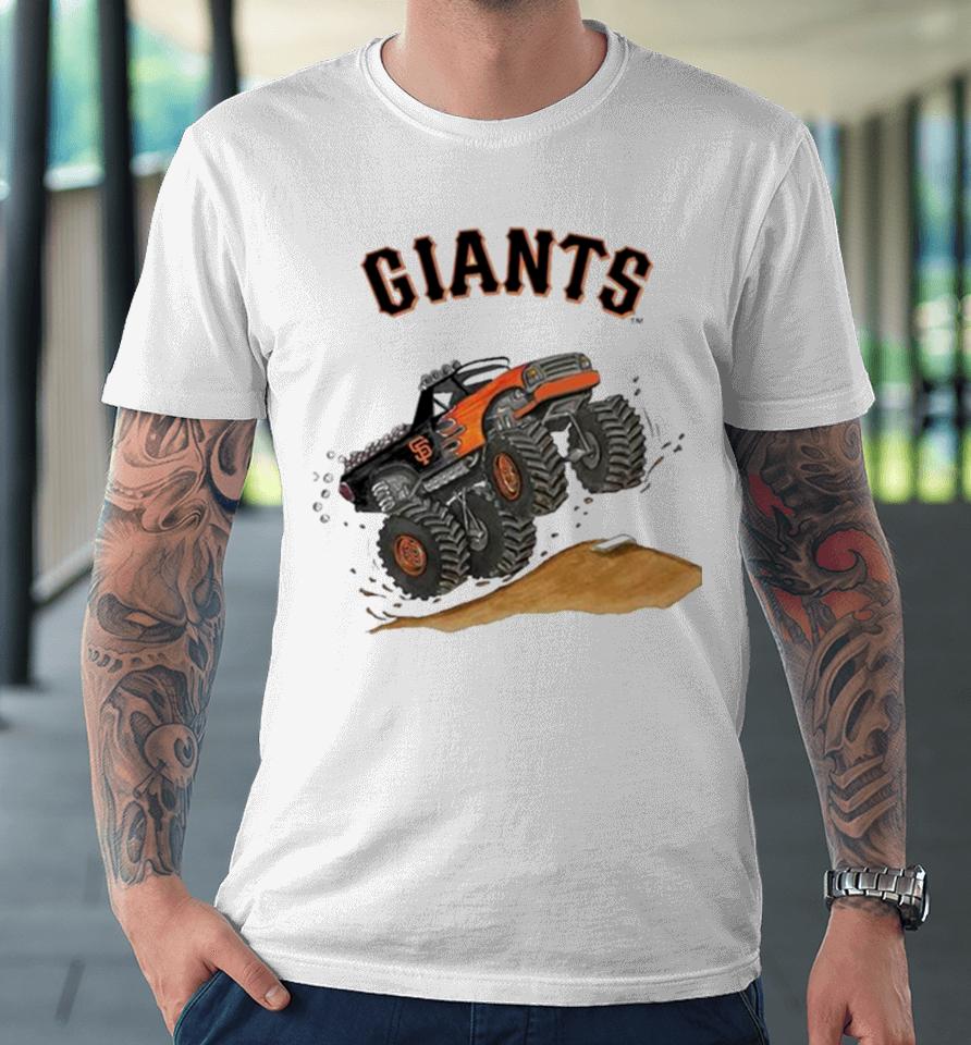 San Francisco Giants Monster Truck Mlb Premium T-Shirt
