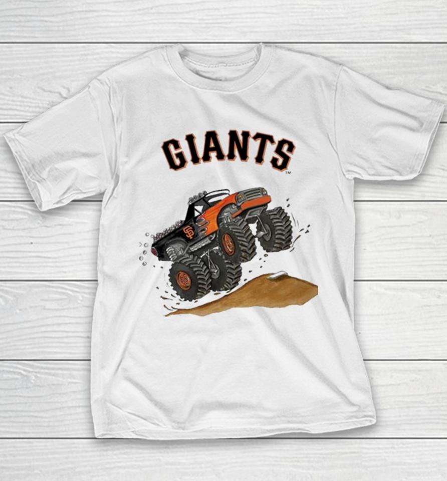 San Francisco Giants Monster Truck Mlb Youth T-Shirt