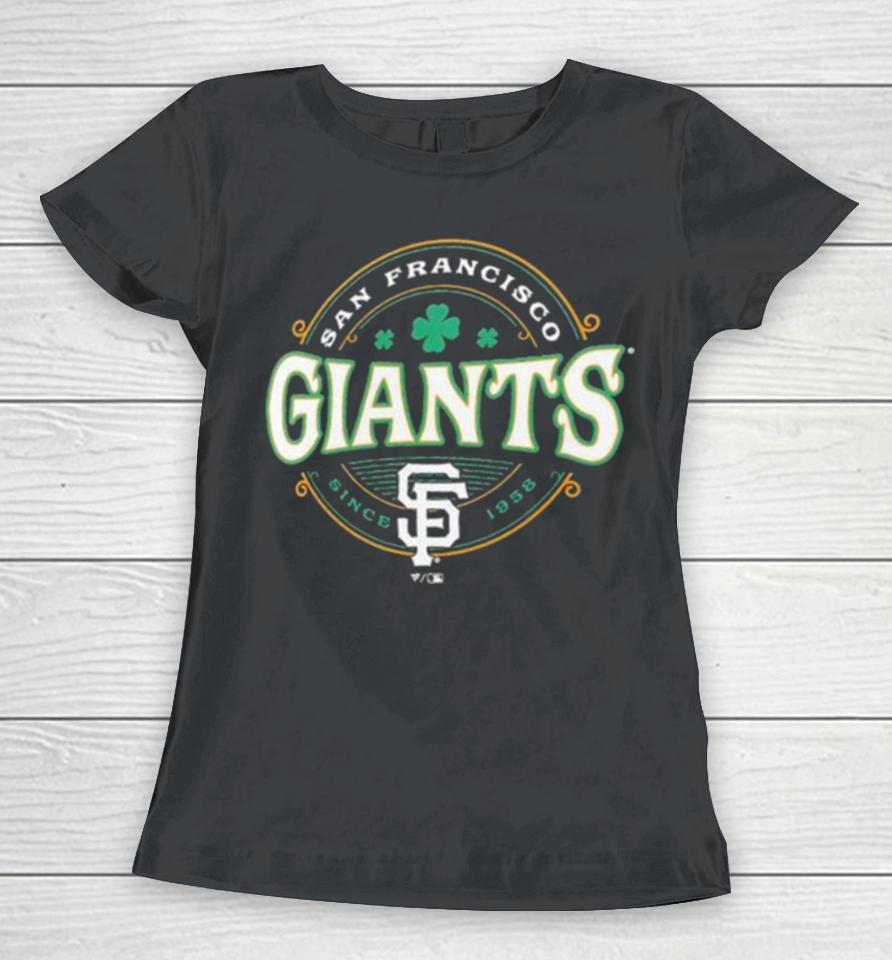 San Francisco Giants St. Patrick’s Day Lucky 2024 Women T-Shirt