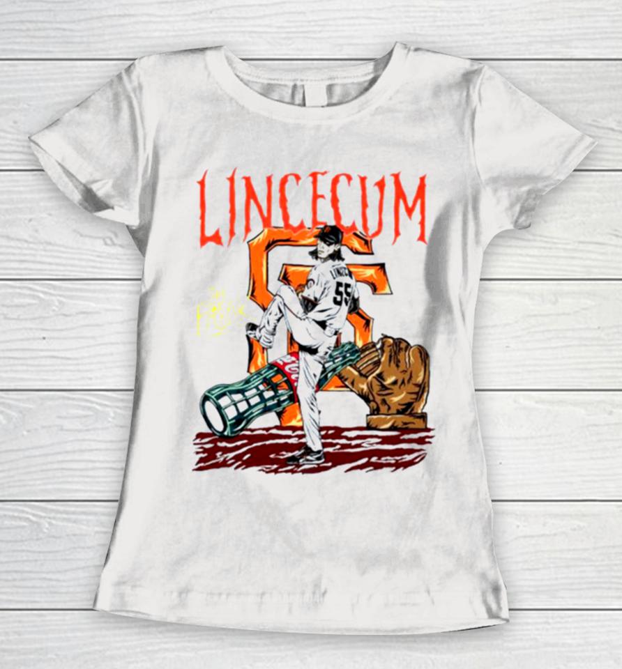 San Francisco Giants Tim Lincecum The Freak Women T-Shirt