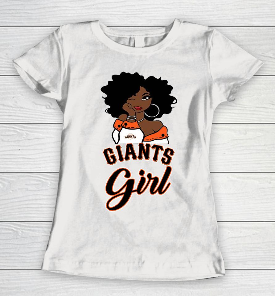 San Francisco Giantss Girl Mlb Women T-Shirt