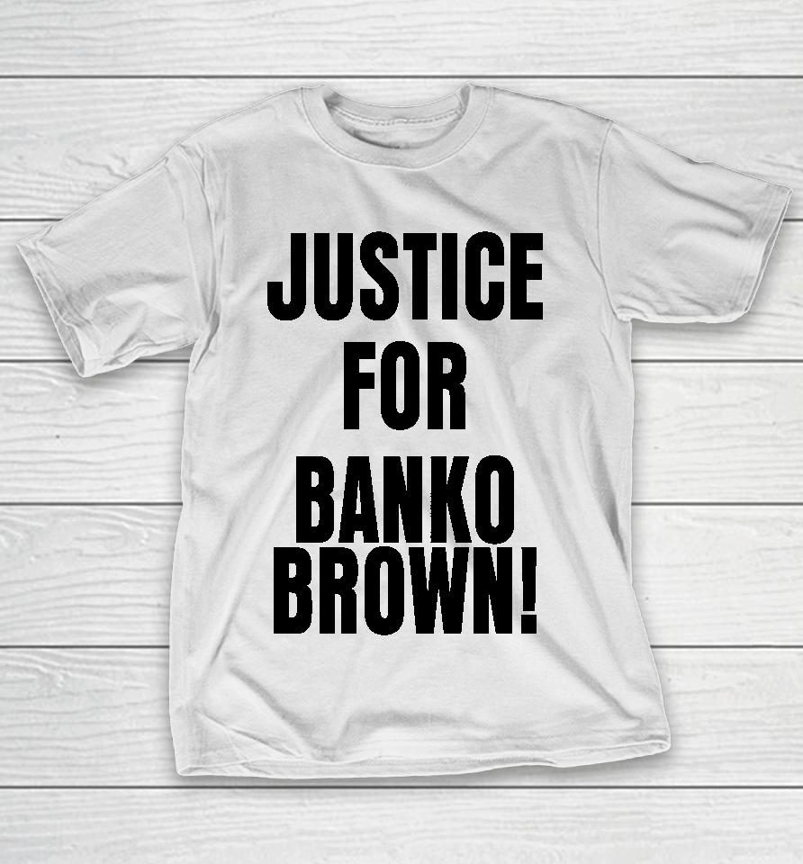 San Francisco Justice For Banko Brown T-Shirt