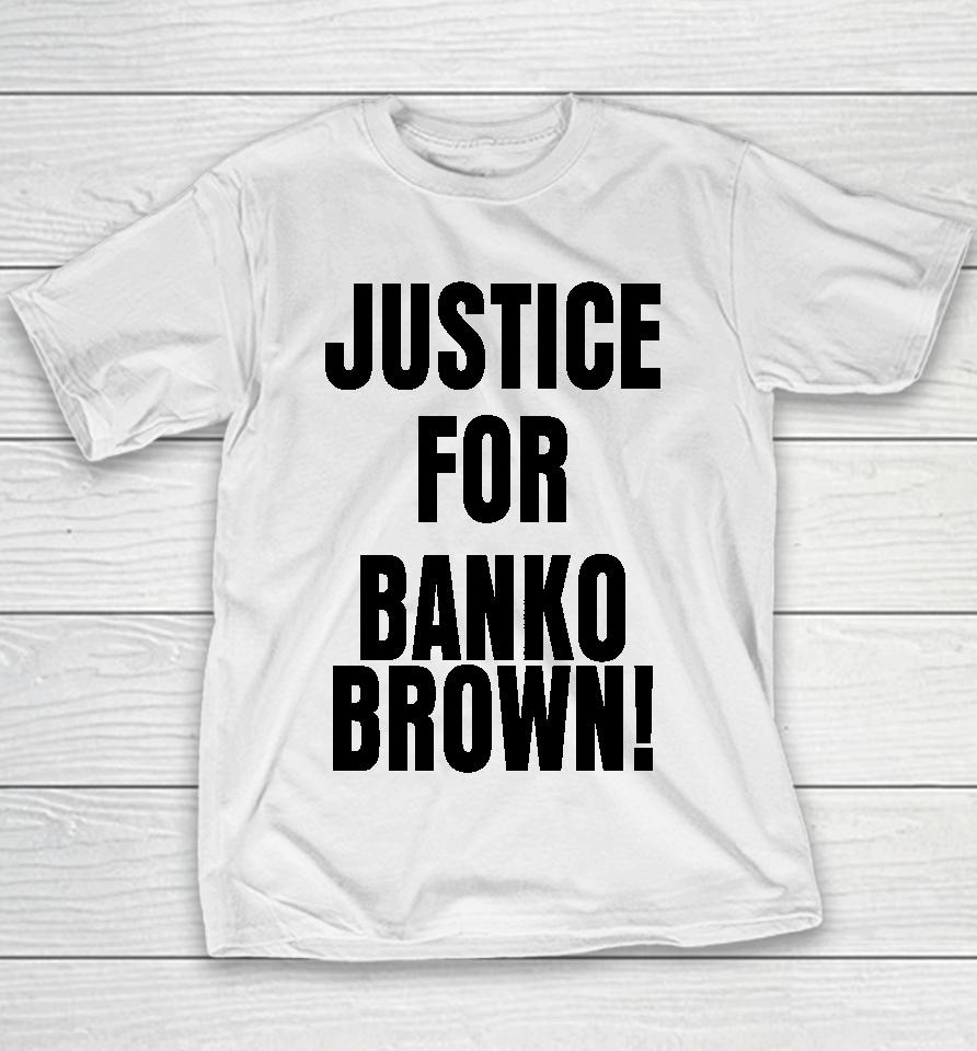 San Francisco Justice For Banko Brown Youth T-Shirt