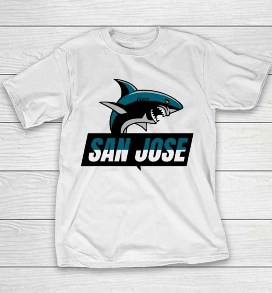 San Jose Hockey Sharks Nhl Logo Youth T-Shirt