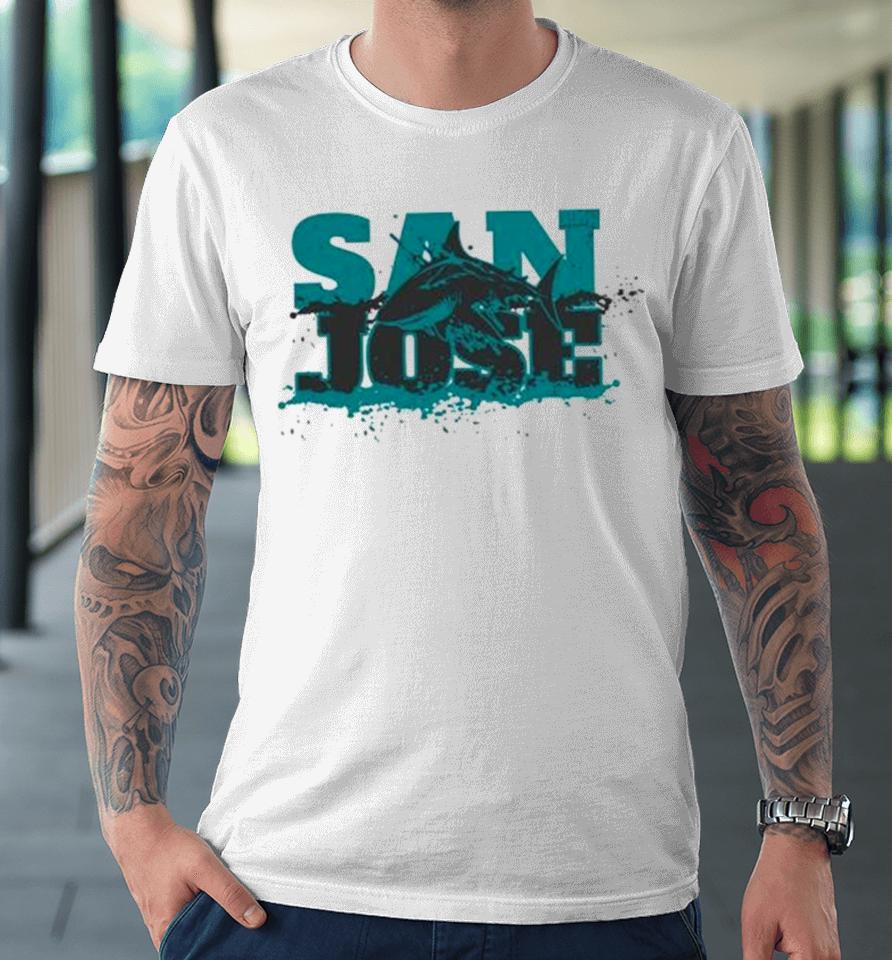 San Jose Hockey Sharks Swim Sport Premium T-Shirt