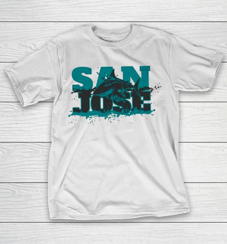 San Jose Hockey Sharks Swim Sport T-Shirt