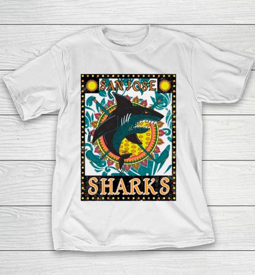 San Jose Sharks 23 24 Diwali Youth T-Shirt