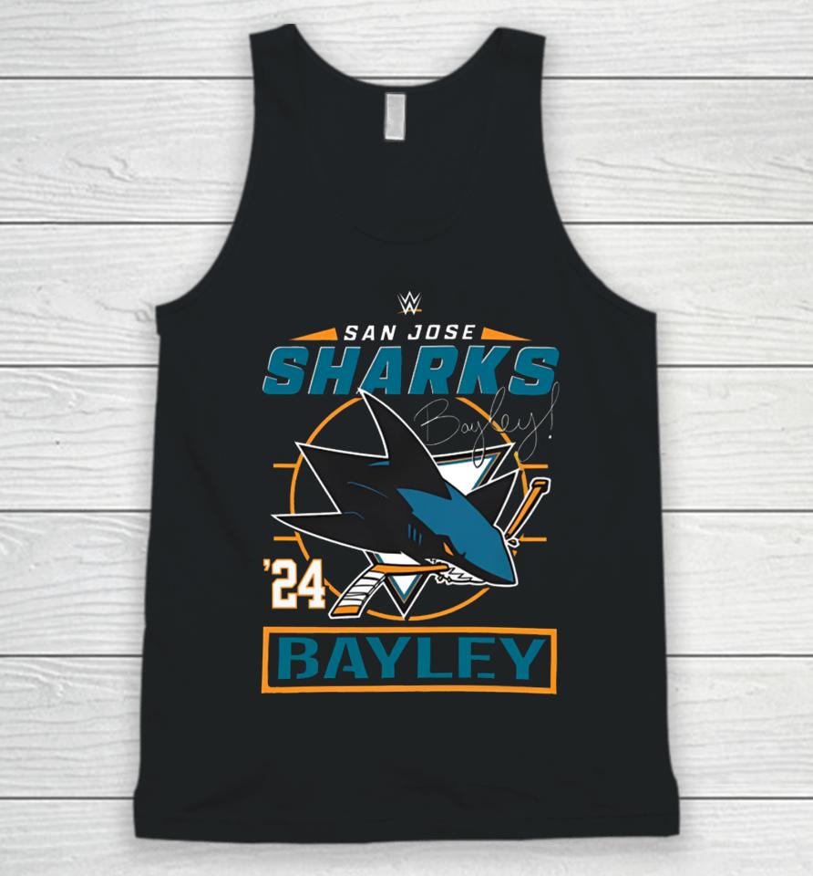 San Jose Sharks Bayley Wwe ’24 Unisex Tank Top