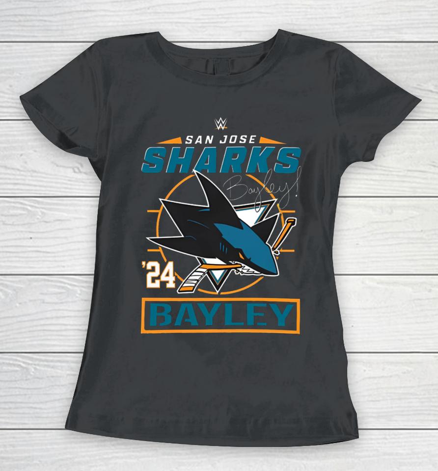 San Jose Sharks Bayley Wwe ’24 Women T-Shirt