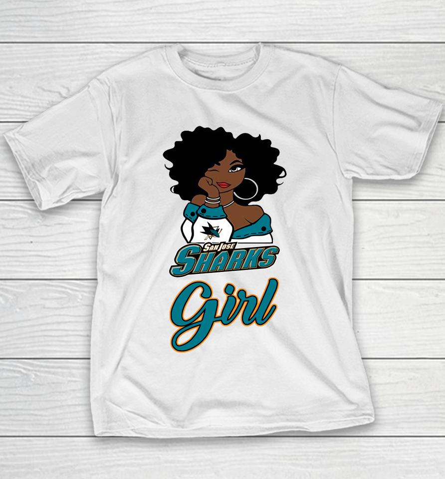 San Jose Sharks Girl Nhl Youth T-Shirt