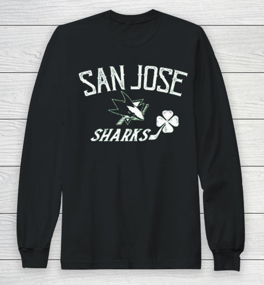 San Jose Sharks Levelwear Youth St. Patrick’s Day Little Richmond Clover Long Sleeve T-Shirt