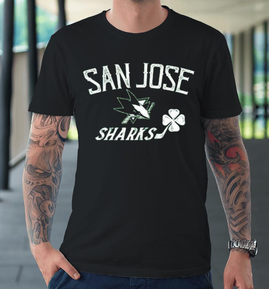 San Jose Sharks Levelwear Youth St. Patrick’s Day Little Richmond Clover Premium T-Shirt