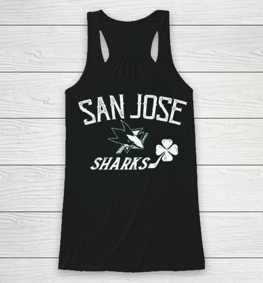 San Jose Sharks Levelwear Youth St. Patrick’s Day Little Richmond Clover Racerback Tank