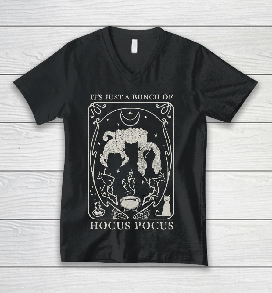 Sanderson Sisters Tarot Hocus Pocus Unisex V-Neck T-Shirt