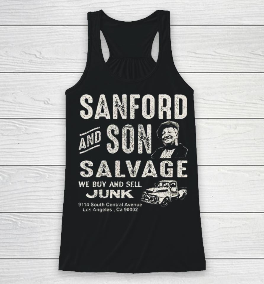 Sanford And Son Worn Out Sign Racerback Tank