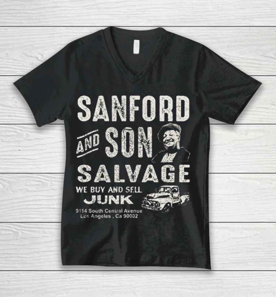 Sanford And Son Worn Out Sign Unisex V-Neck T-Shirt
