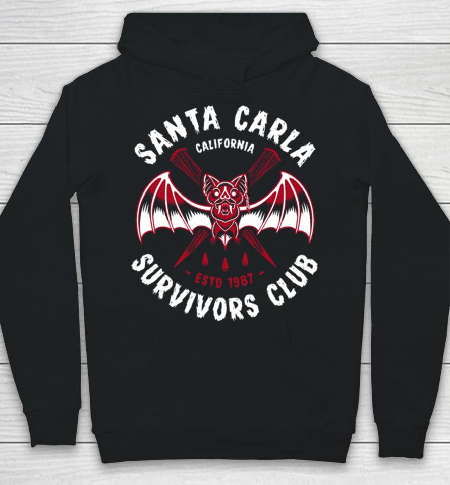 Santa Carla Survivors Club Lost Boys Vampire Club Badge Hoodie