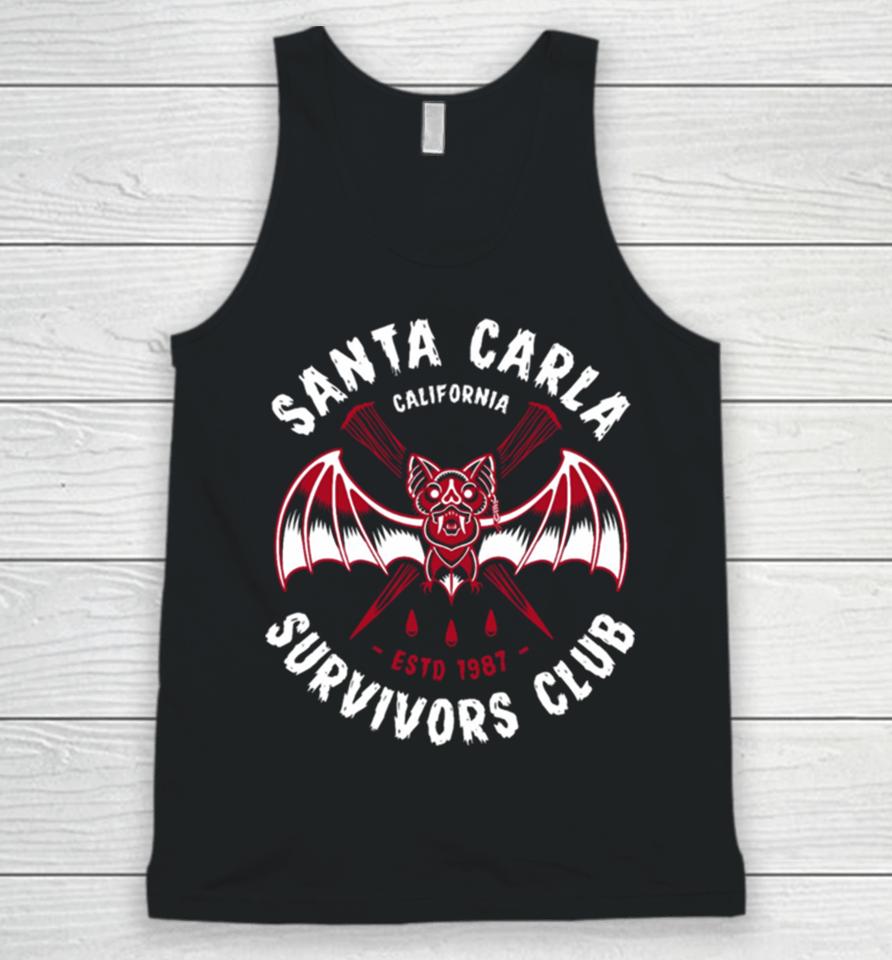 Santa Carla Survivors Club Lost Boys Vampire Club Badge Unisex Tank Top