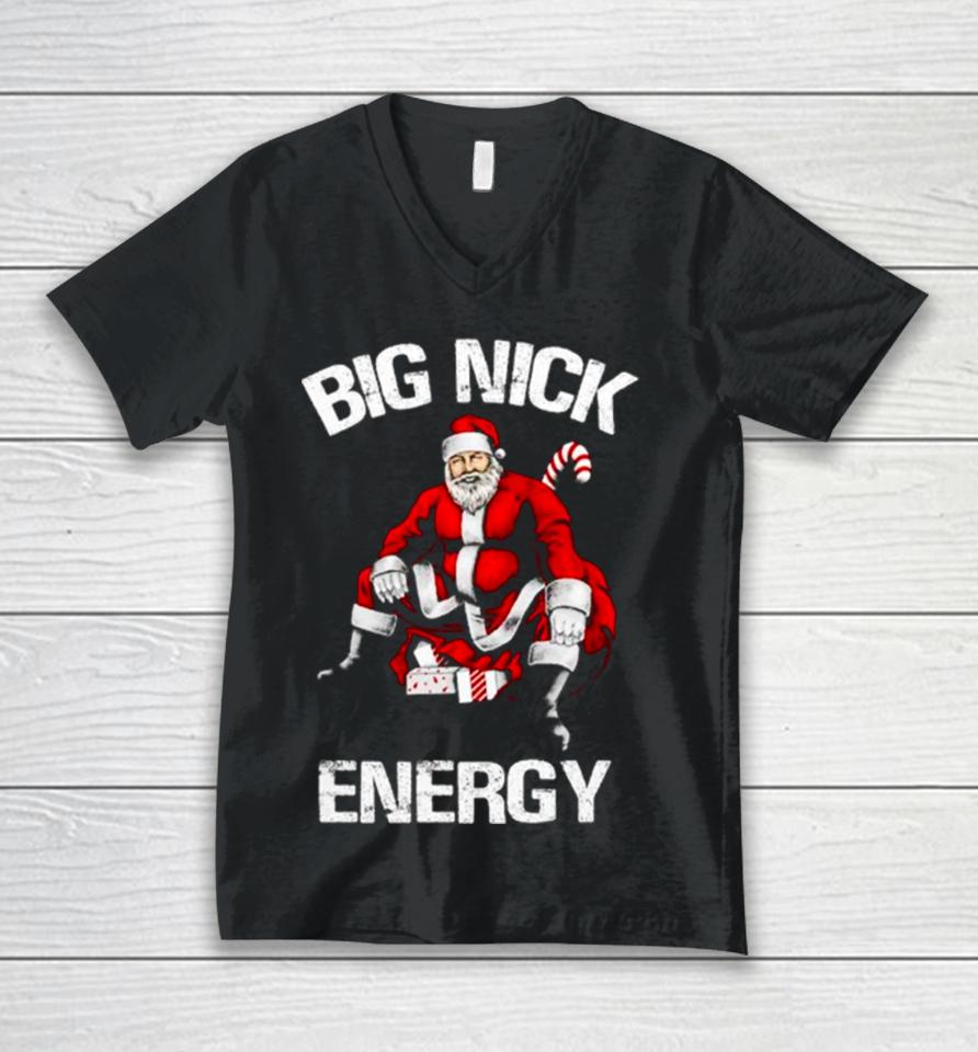 Santa Claus Big Nick Energy Unisex V-Neck T-Shirt