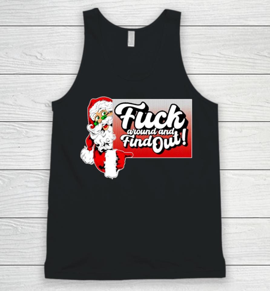 Santa Fuck Around And Find Out Unisex Tank Top