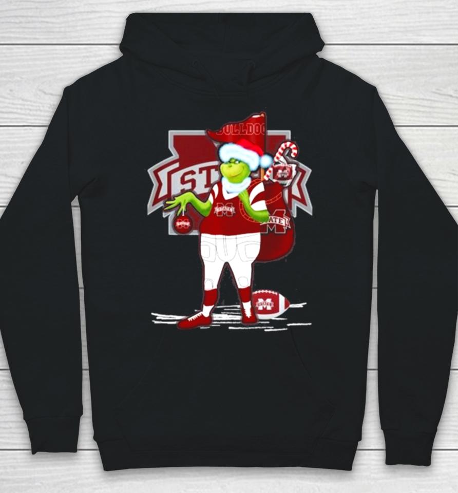 Santa Grinch Mississippi State Bulldogs Gift Christmas Hoodie