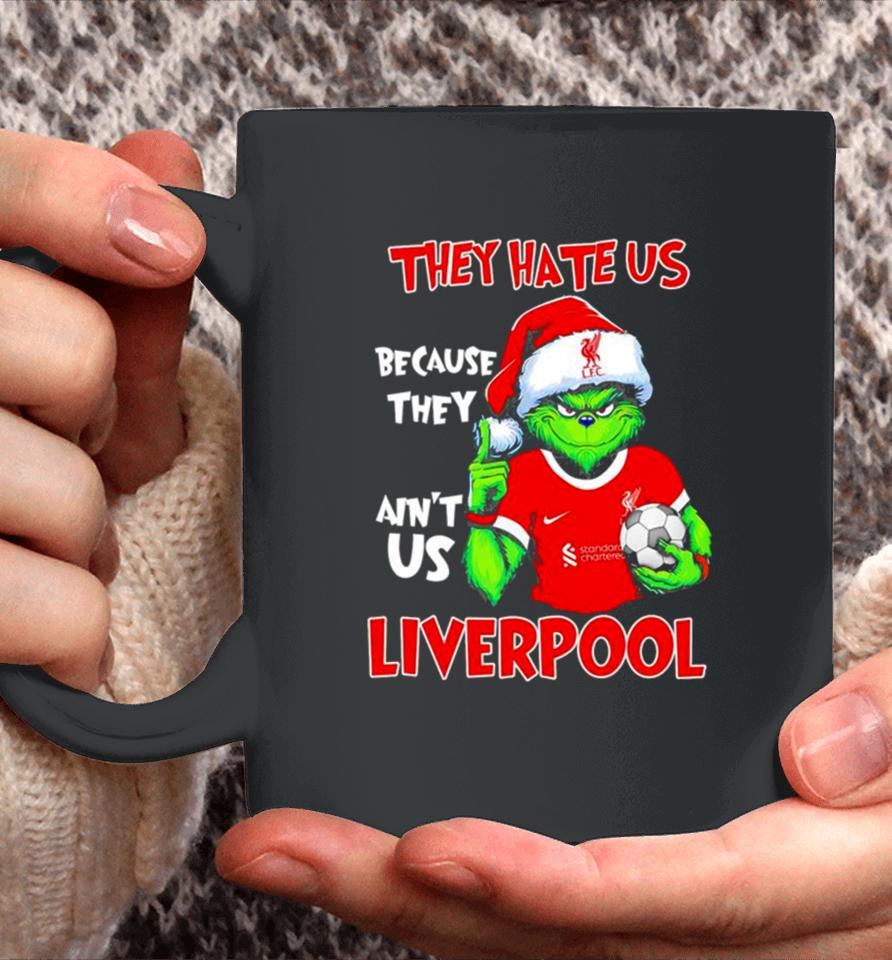 Santa Grinch Player The Hate Us Because They Ain’t Us Liverpool Coffee Mug