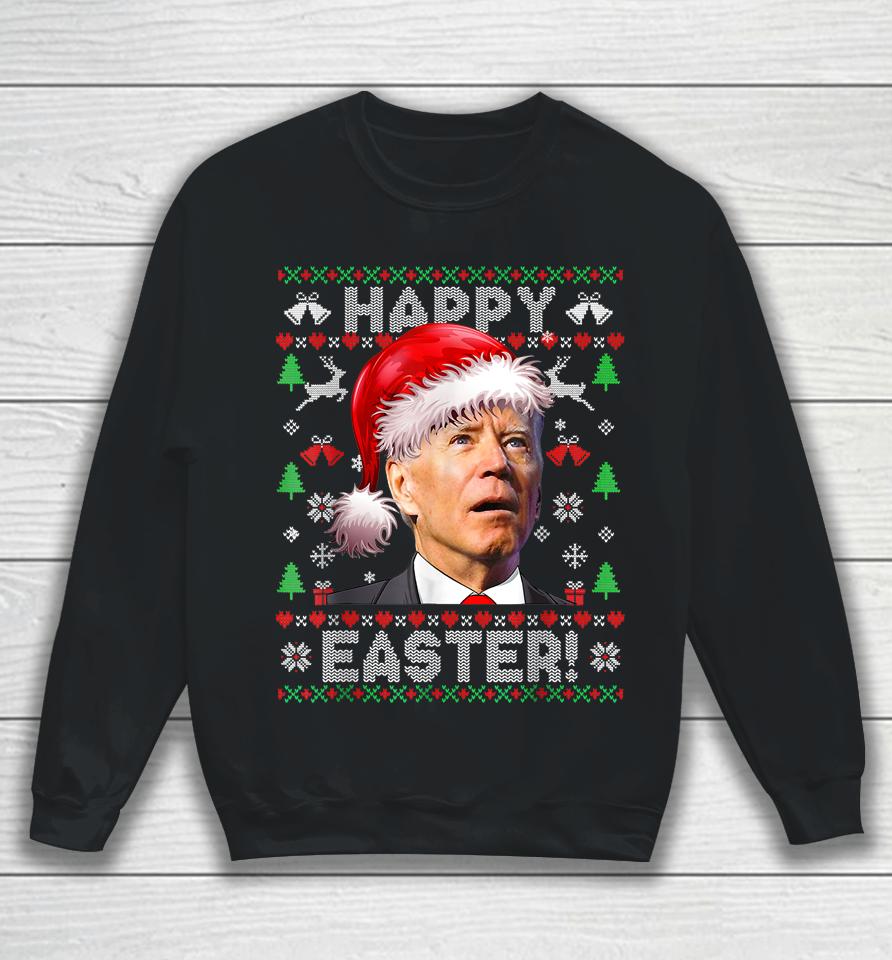 Santa Joe Biden Happy Easter Sweatshirt