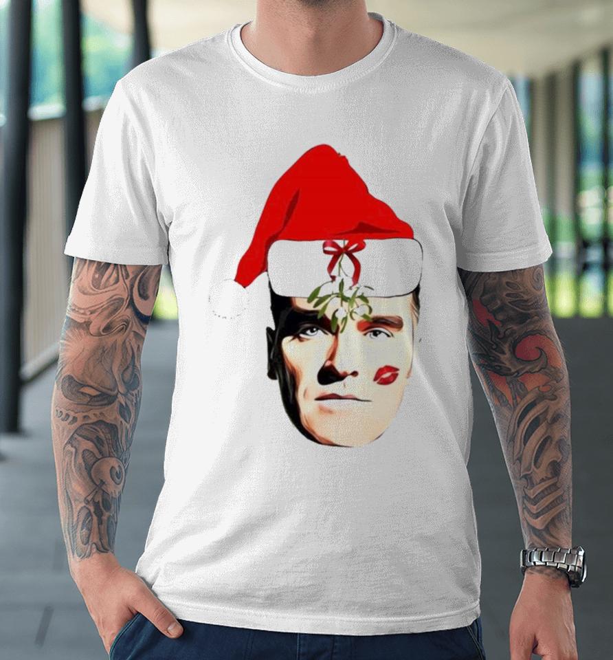 Santa Morrissey Face Merry Christmas Premium T-Shirt
