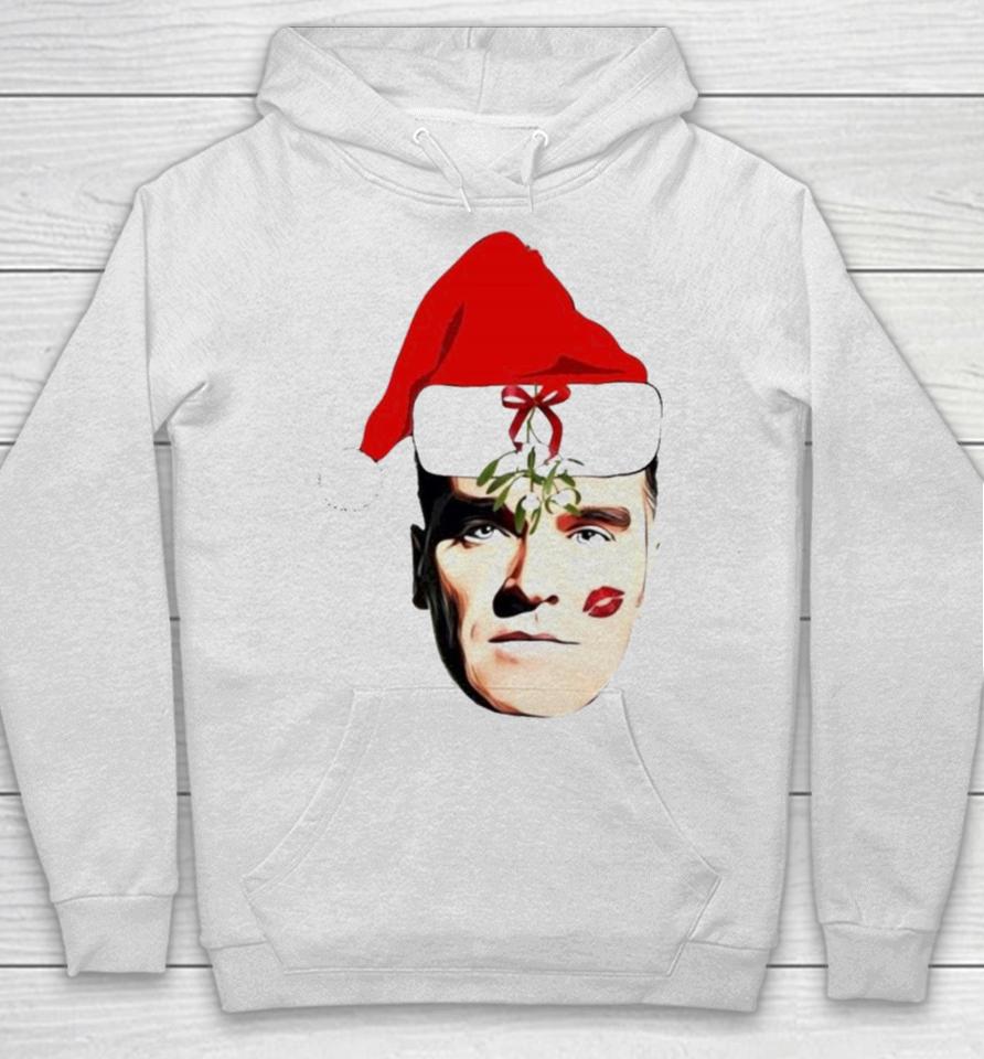 Santa Morrissey Face Merry Christmas Hoodie