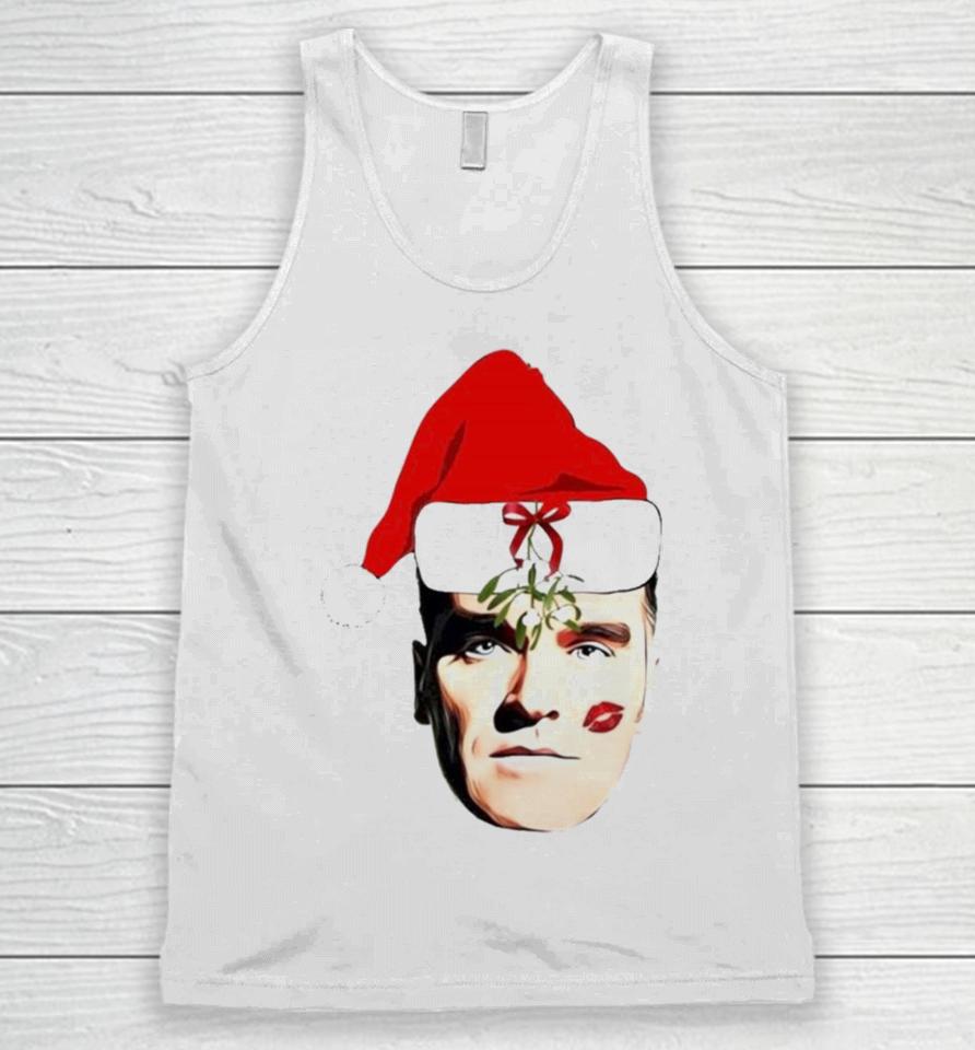 Santa Morrissey Face Merry Christmas Unisex Tank Top