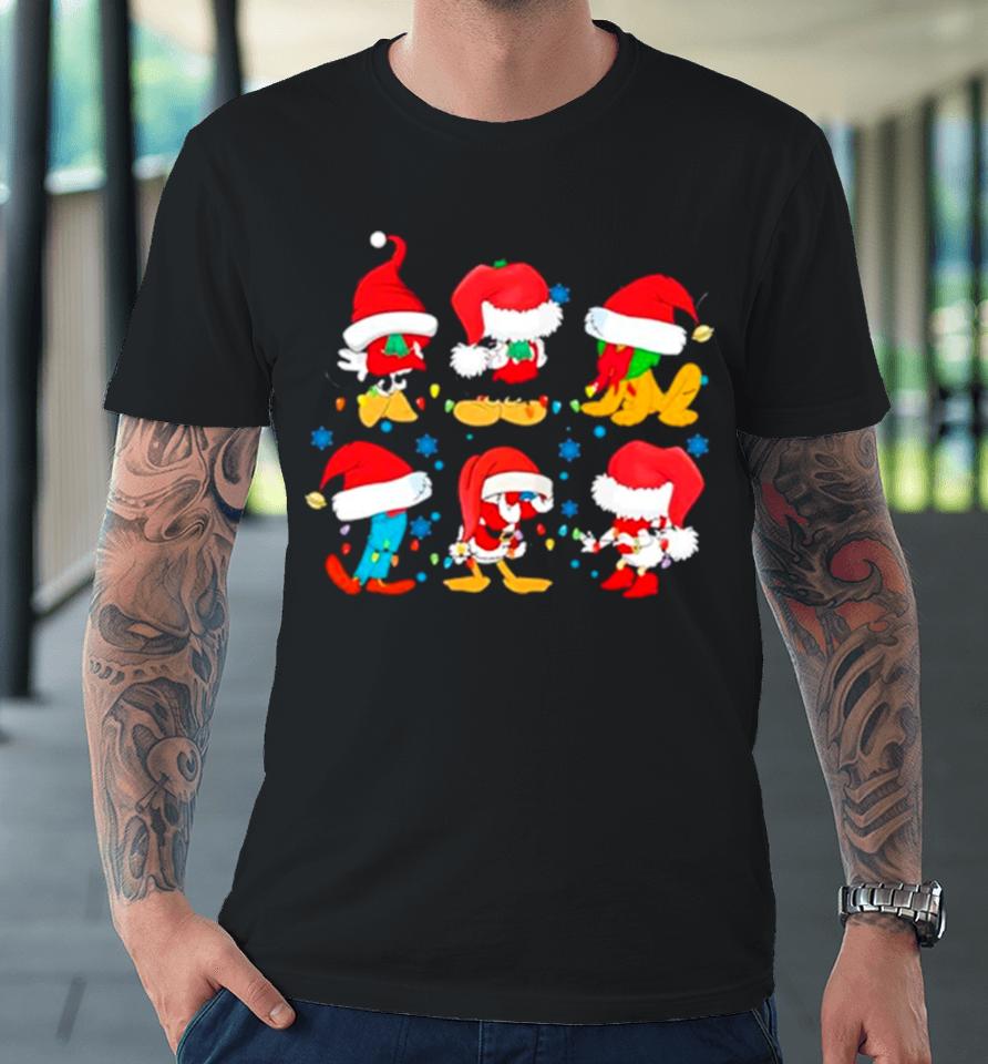 Santa Mouse And Friends Christmas Premium T-Shirt