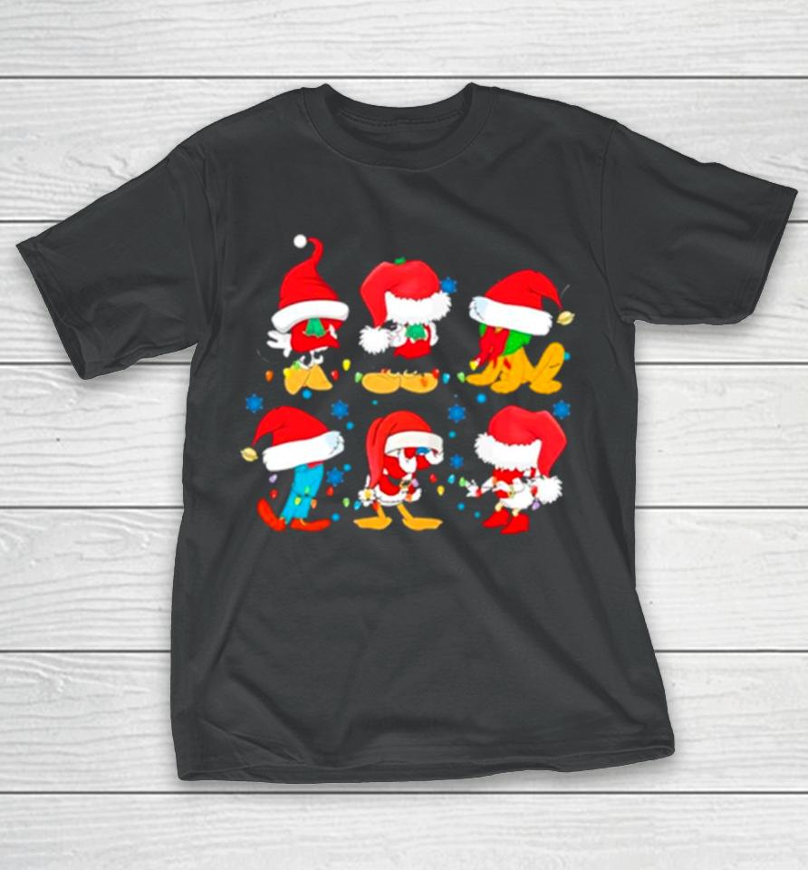 Santa Mouse And Friends Christmas T-Shirt