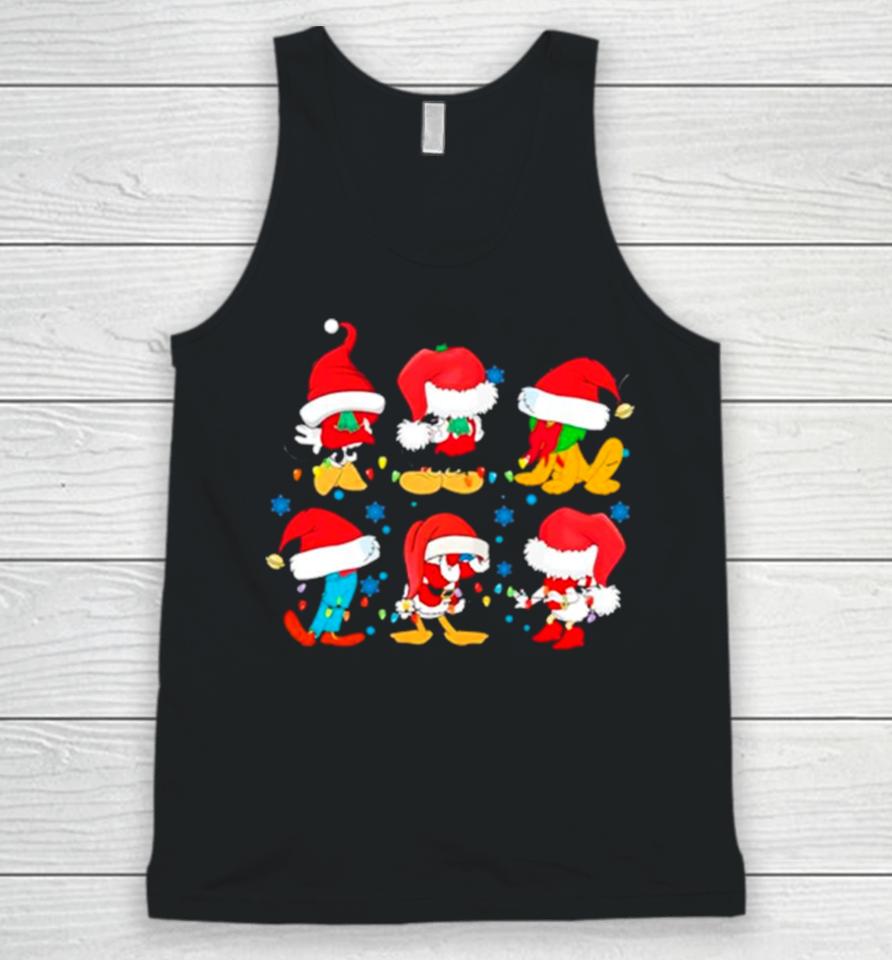 Santa Mouse And Friends Christmas Unisex Tank Top