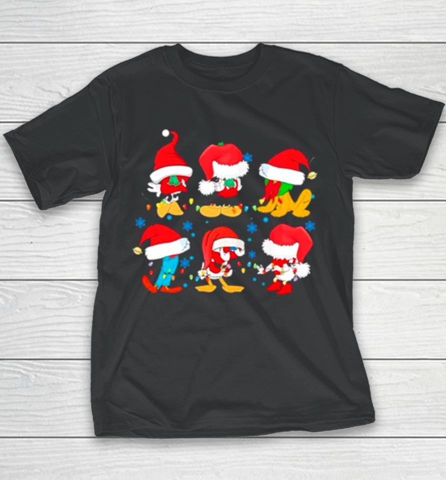 Santa Mouse And Friends Christmas Youth T-Shirt