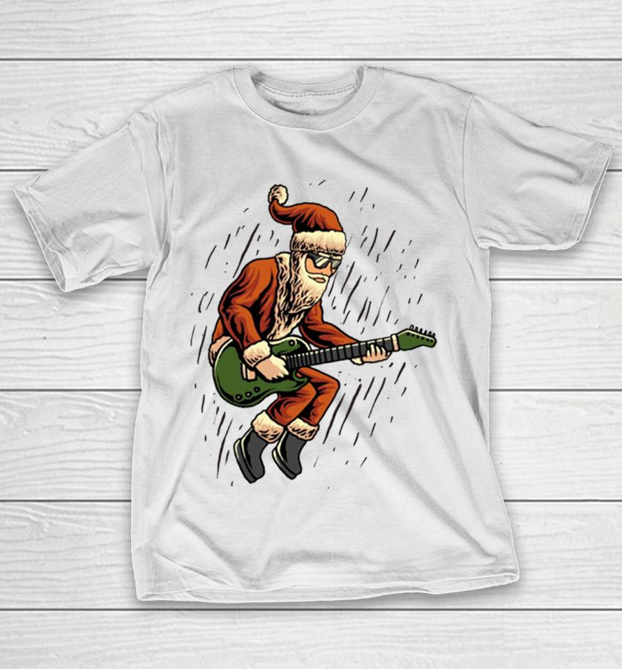Santa Rock And Roll T-Shirt