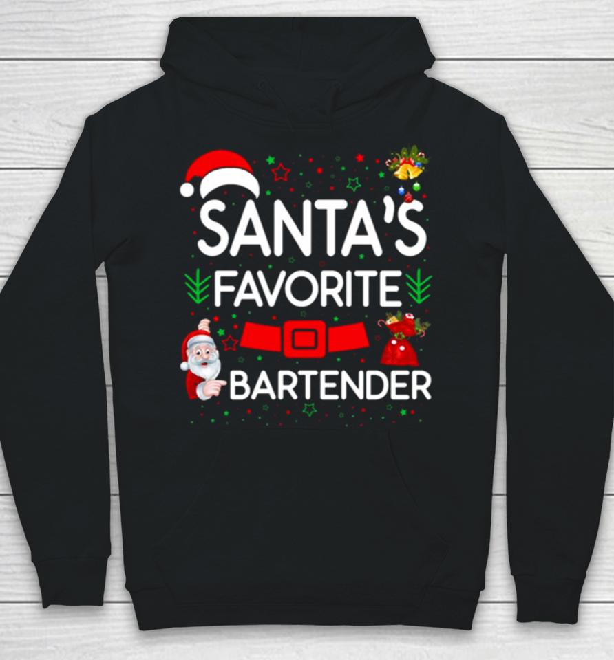 Santa’s Favorite With Bartender Hoodie