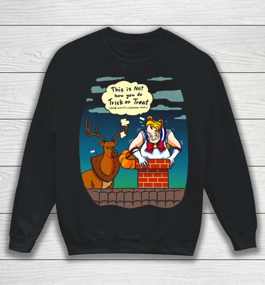 Santa’s Trick Or Treat Sweatshirt